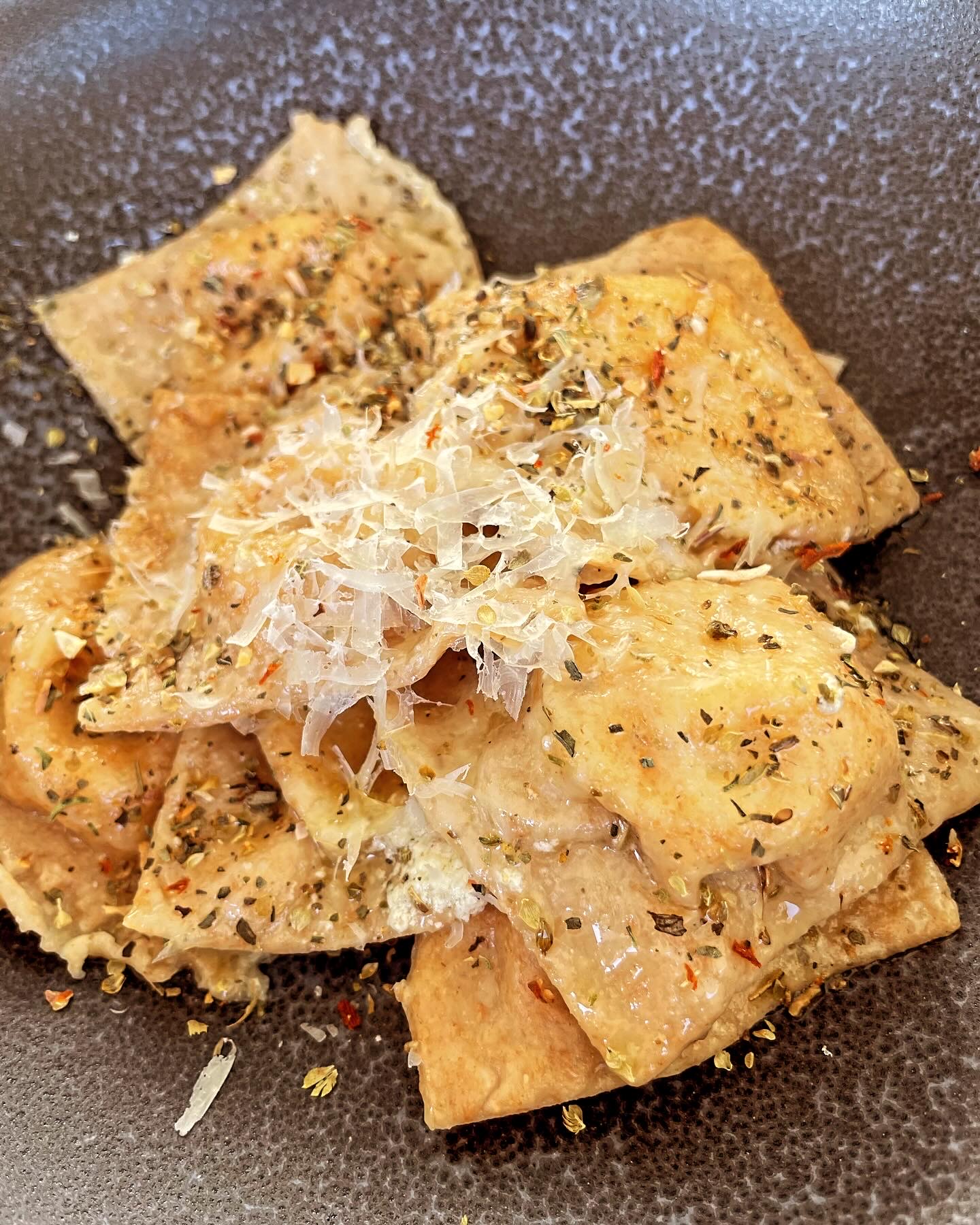 Birnen Ziegenfrischkäse Ravioli für Diabetiker