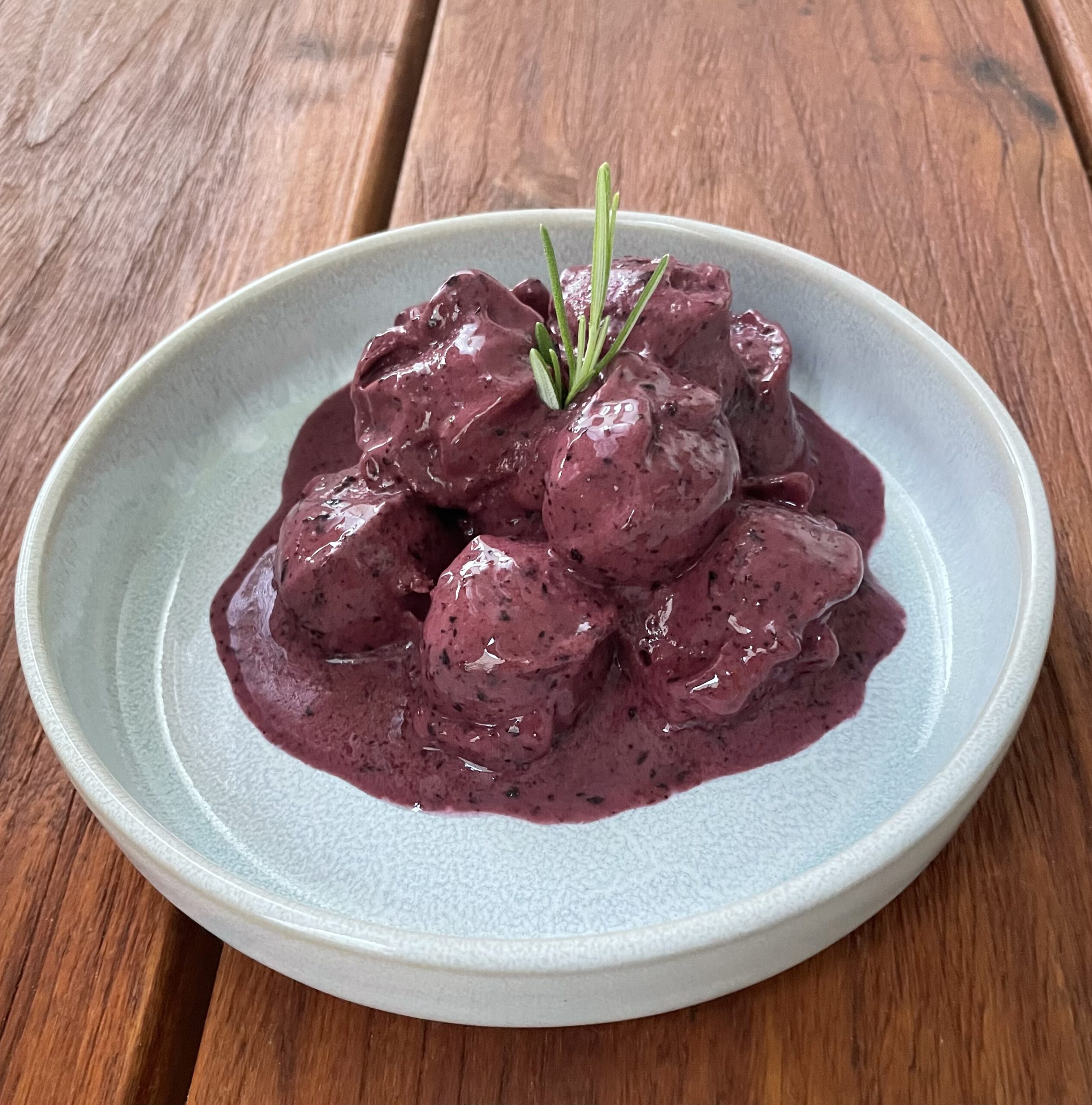 Zuckerfreies Heidelbeereis
