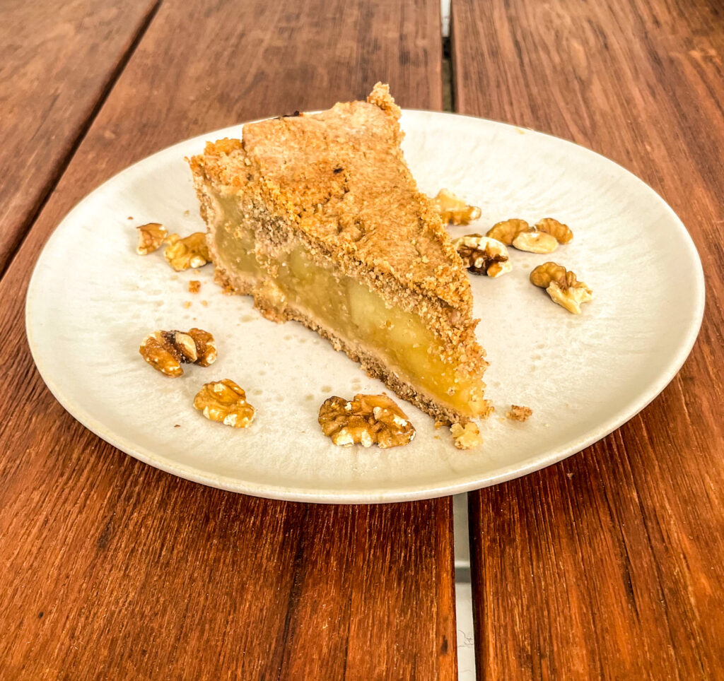 Gedeckter Apfelkuchen